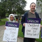 Salford Budget Day Demo
